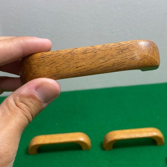 Wooden Drawer Cabinet Handle knob, Handle Knob Without Screws Set of 5, Wood Dra - Picture 6 of 8